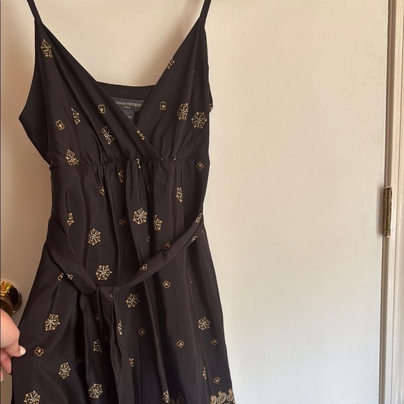 Banana Republic Black and Tan Asymmetrical Sundress - Picture 3 of 5